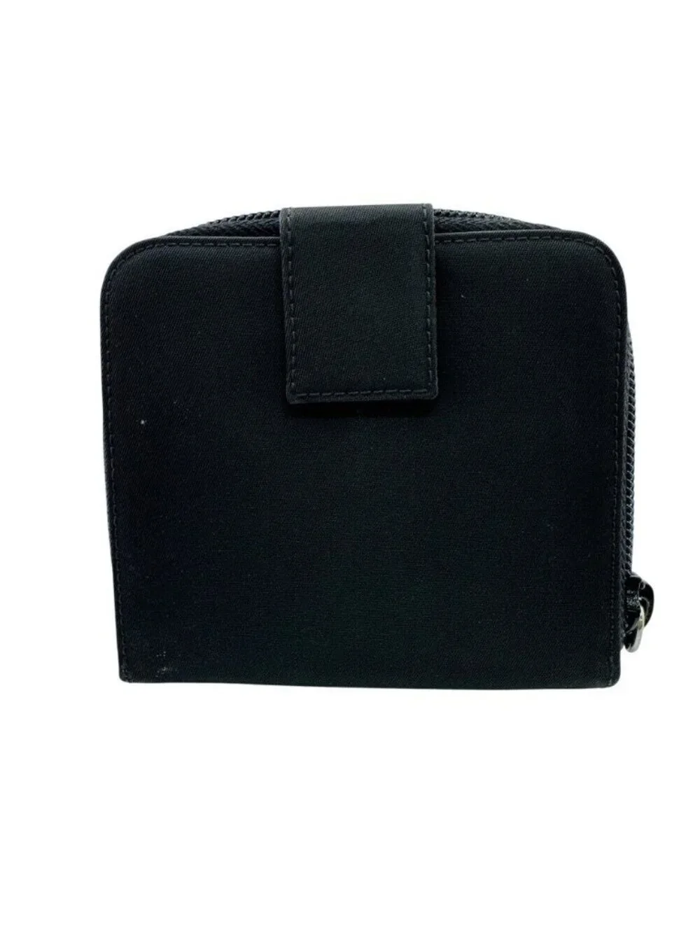 Prada Nylon Bifold Wallet Black